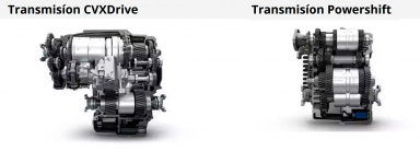 Transmisión Un motor potente combinado con la transmisión más fuerte del mundo: la transmisión CVXDrive o la probada transmisión PowerDrive de 16 velocidades ofrecen una eficiencia y potencia al suelo inigualables.